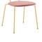 Armen Living Neo Modern Pink Velvet and Gold Metal Leg Dining Room Chairs, PK2 LCNESIGLPNK - alternate 2